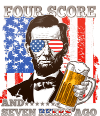 Funny Four Score And Seven Beers Ago Abe Lincoln Tall Long Sleeve T-Shirt